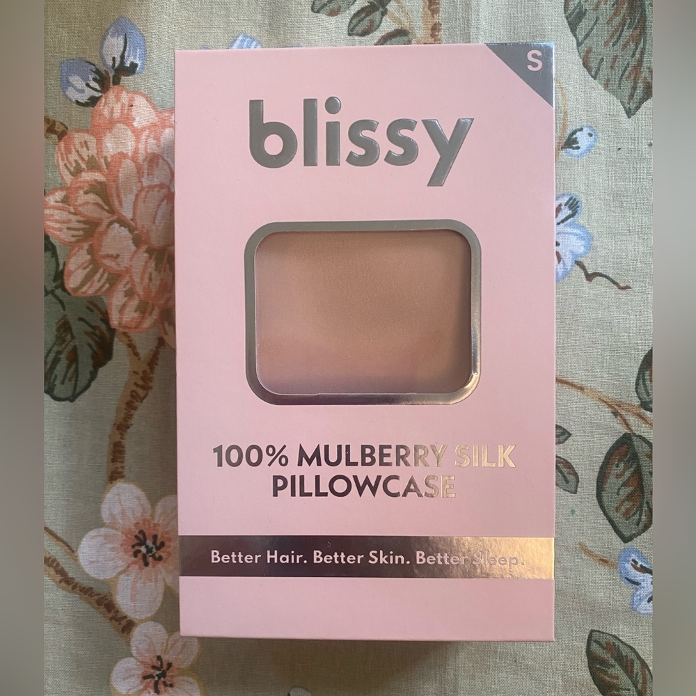 Bliss Blush Pink Silk Pillowcase